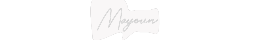 Custom Neon: Mayoun