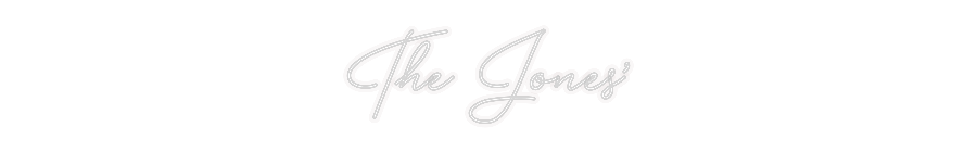 Custom Neon: The Jones’