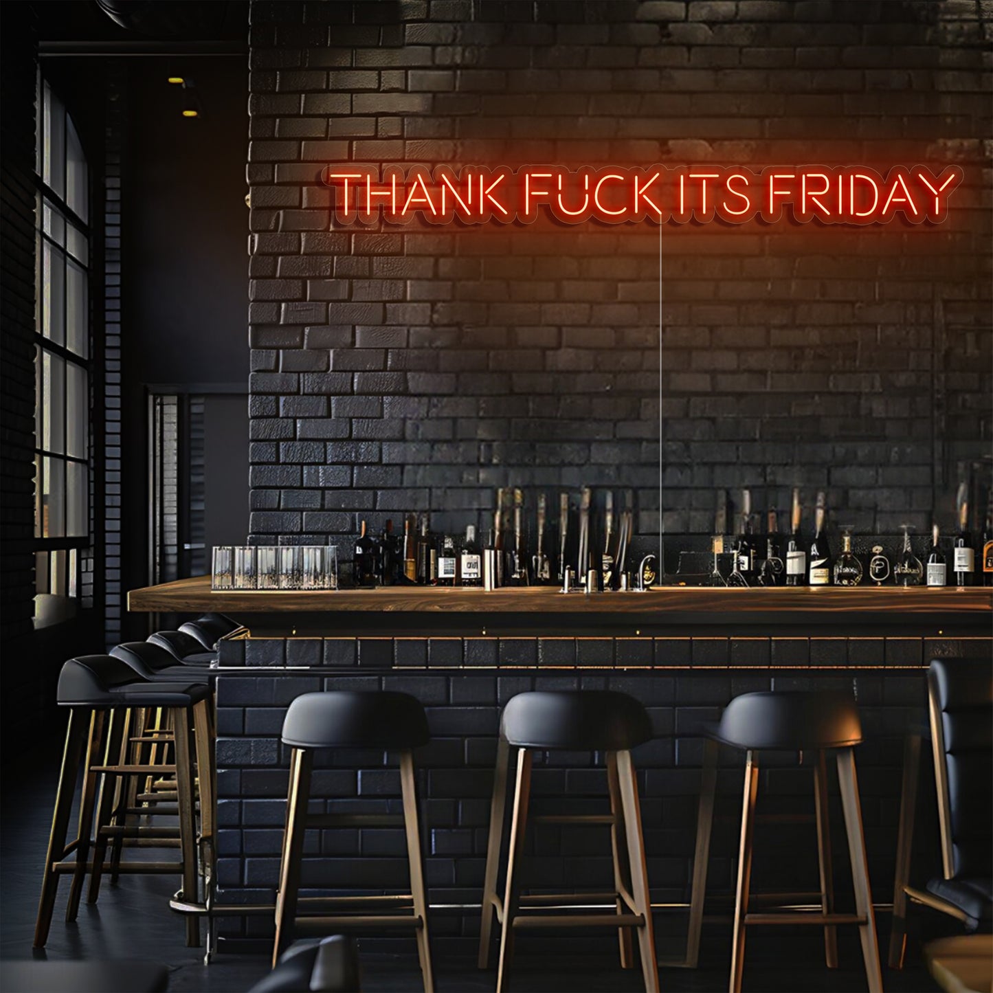 Thank F*ck Its Friday LED Neon Sign