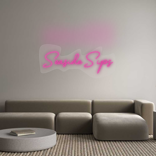 Custom Neon: Seaside Sips