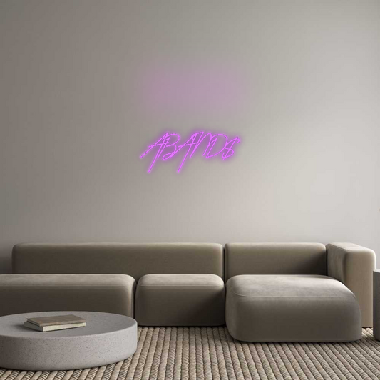 Custom Neon: ABAND$
